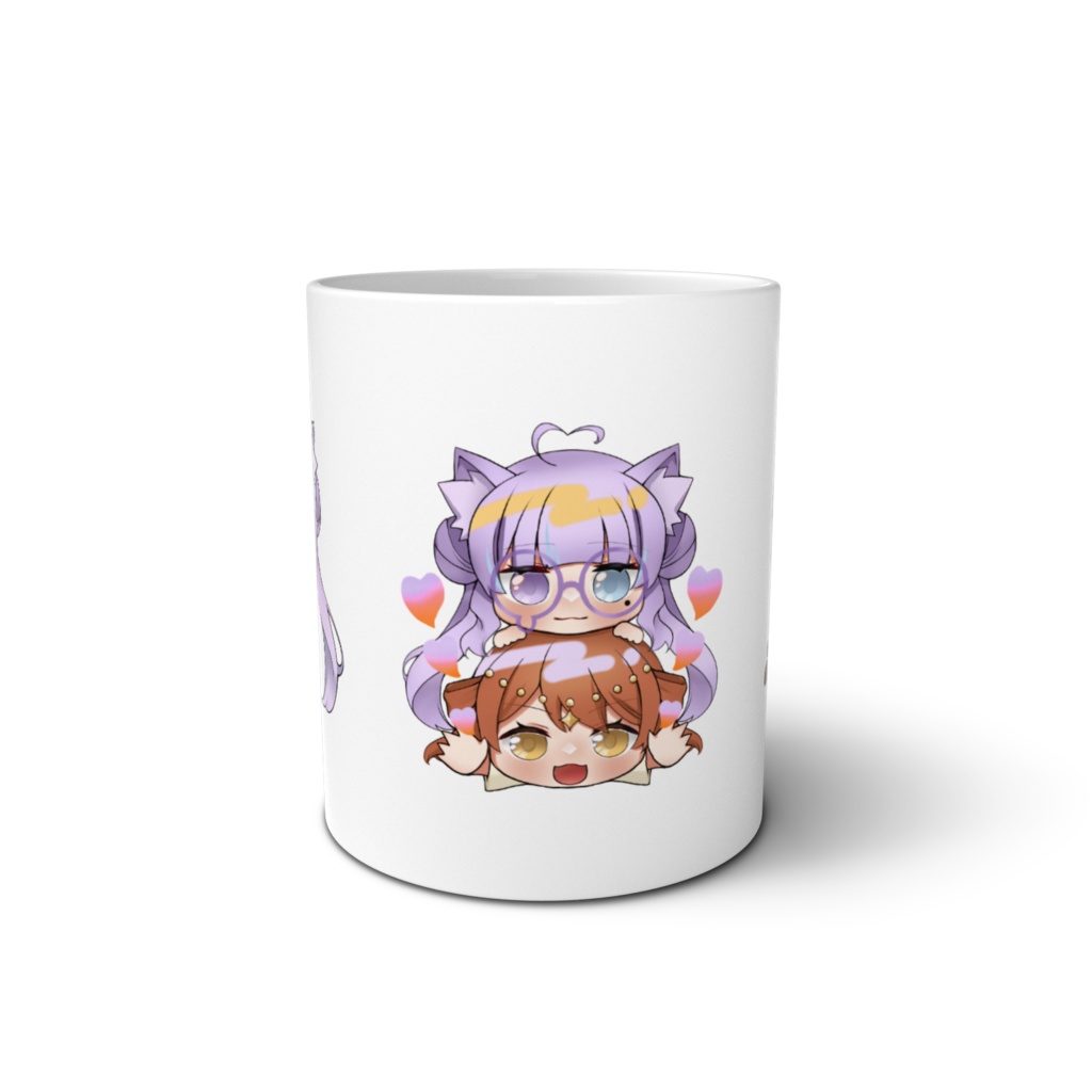 【九十九ヌイ&夜白虎依】アバターVer.マグカップ
