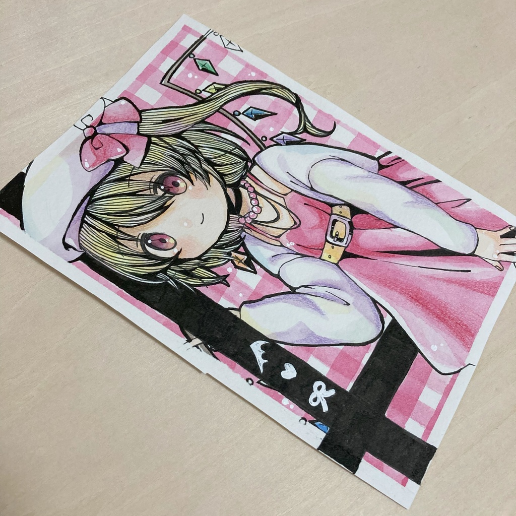 フラン 手描きイラスト