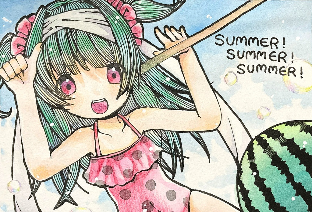 すいかちゃん　原画