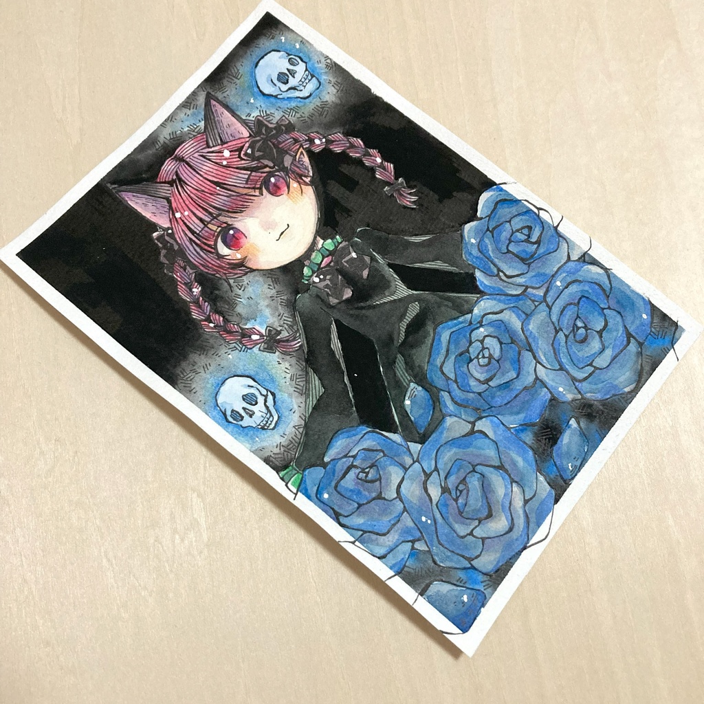 碧 手描きイラスト