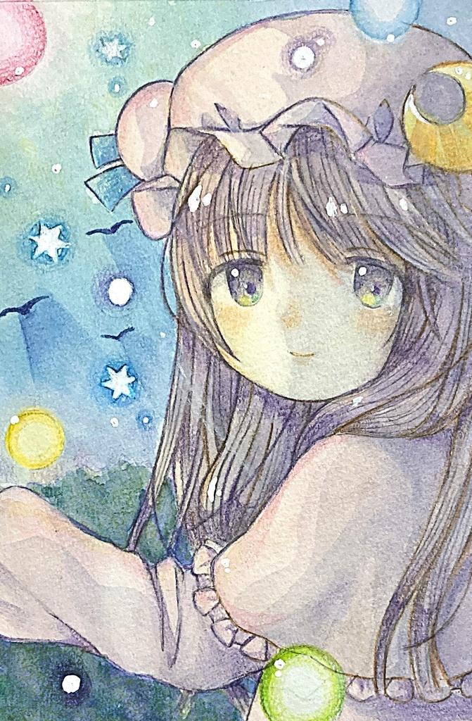 灯り　手描きイラスト