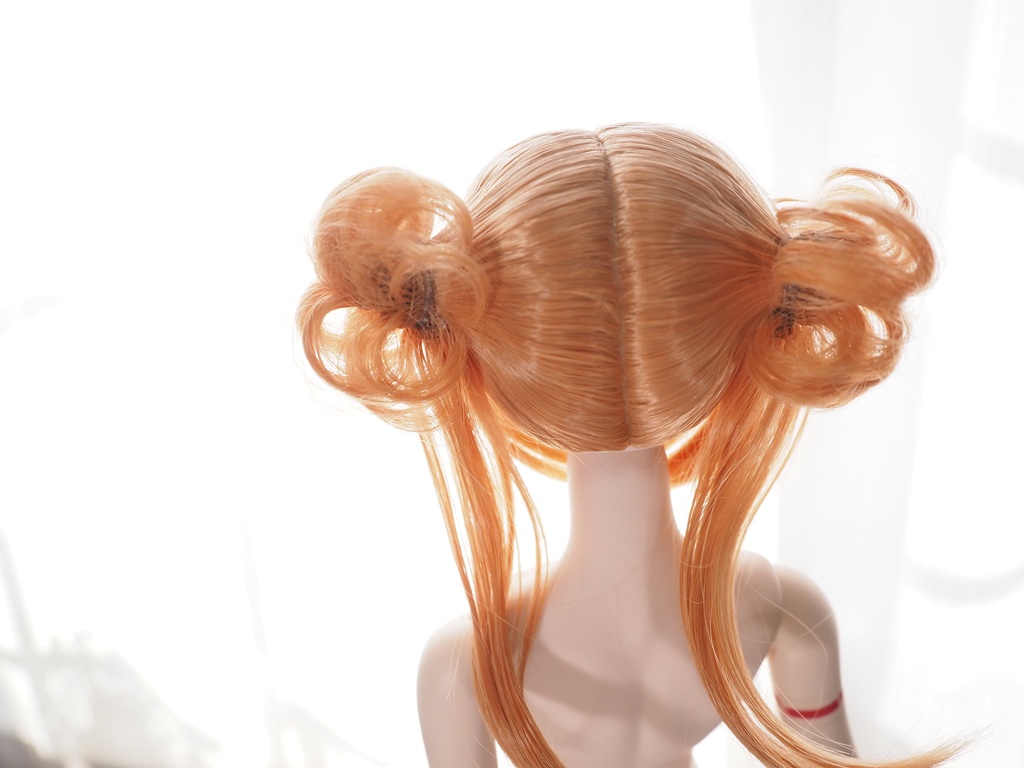 ドールウィッグふれんちくるーらー(茶)