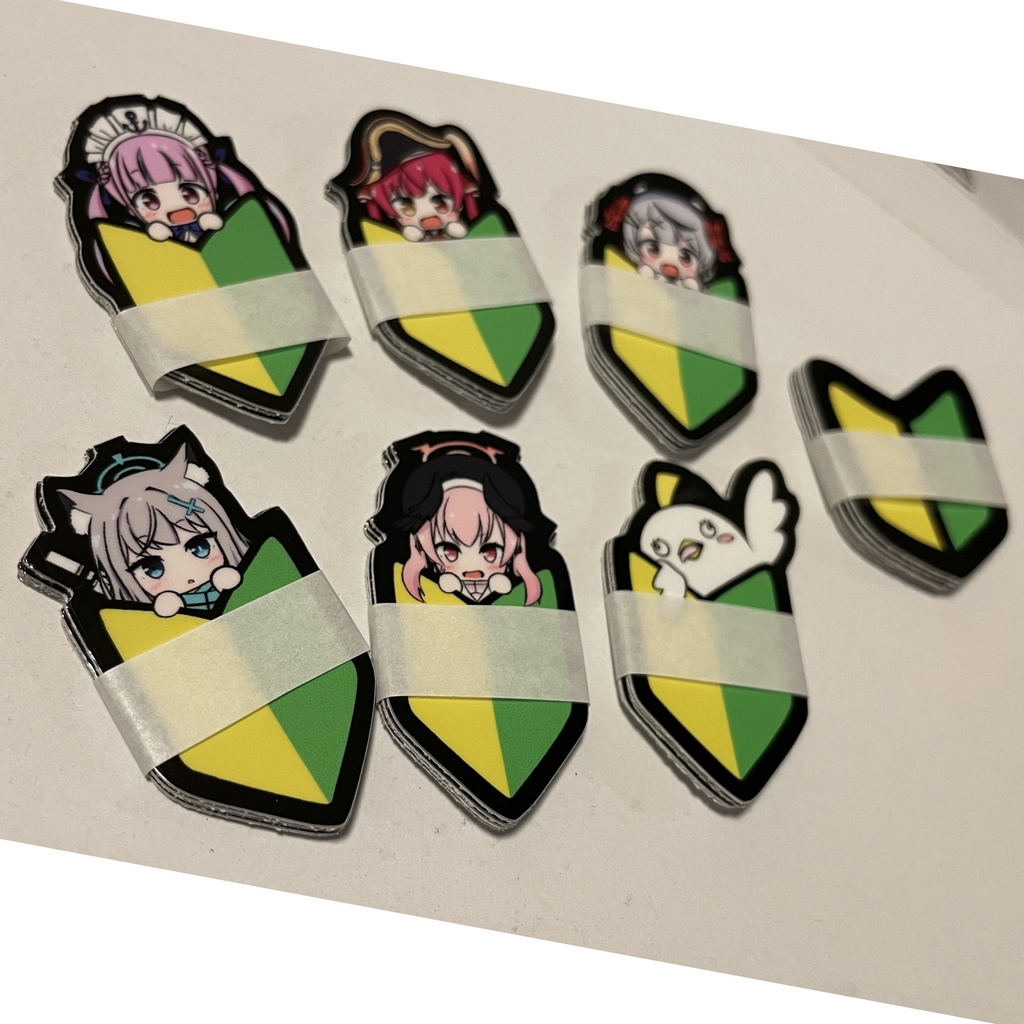 【心は初心者ステッカー】自転車にも貼れます