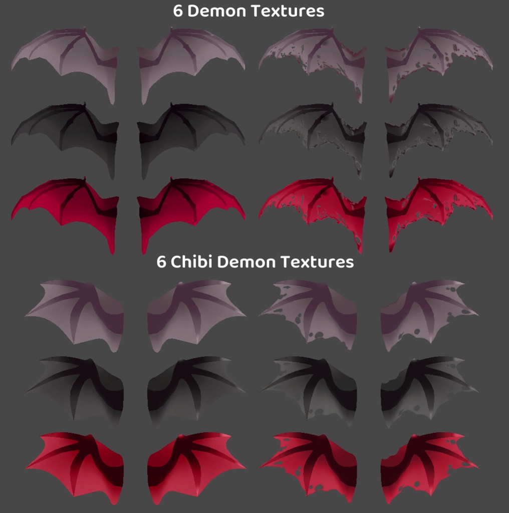 Riisi's Wing Set (Rigged)