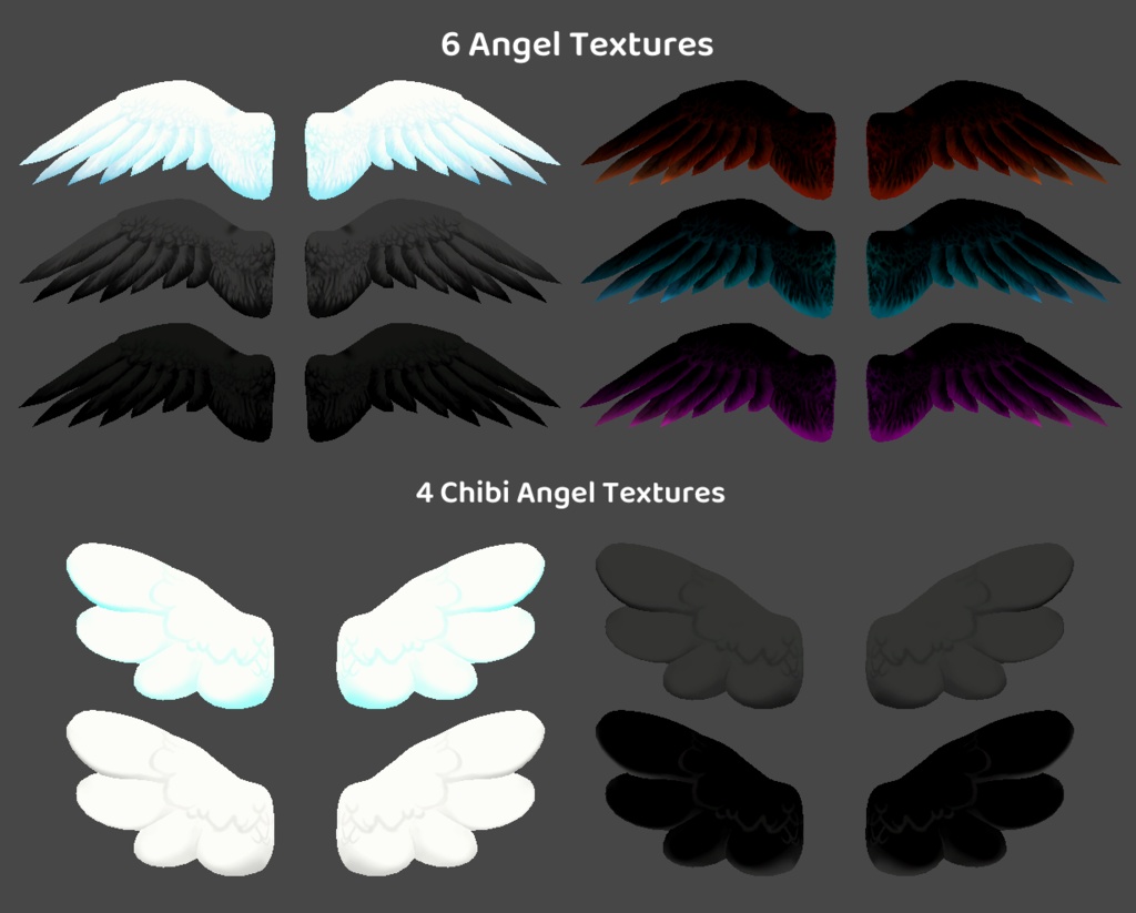 Riisi's Wing Set (Rigged)
