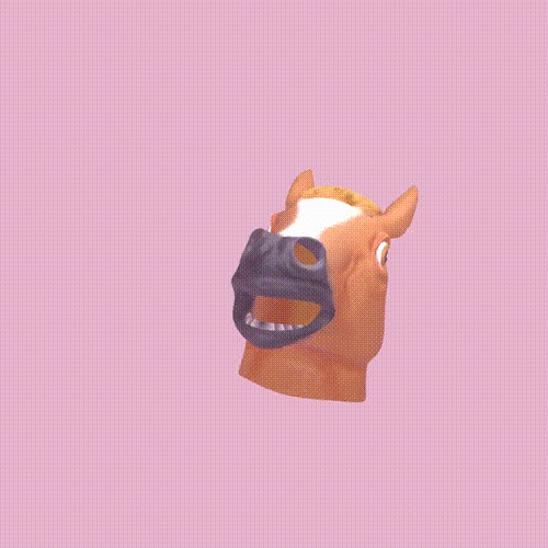 Meme Horse Mask