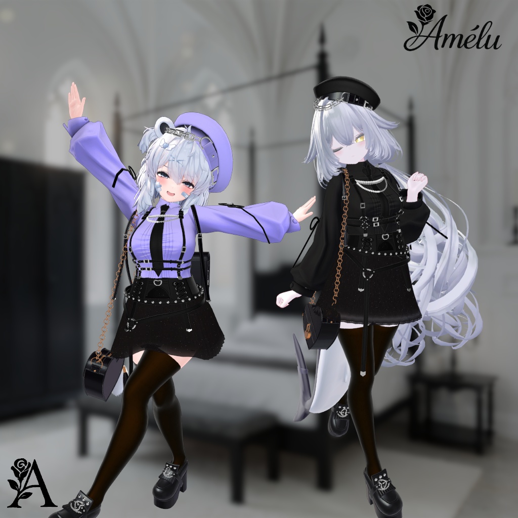 ✨10%OFF✨禁縛のリリィ-Amélu【12アバター対応衣装】