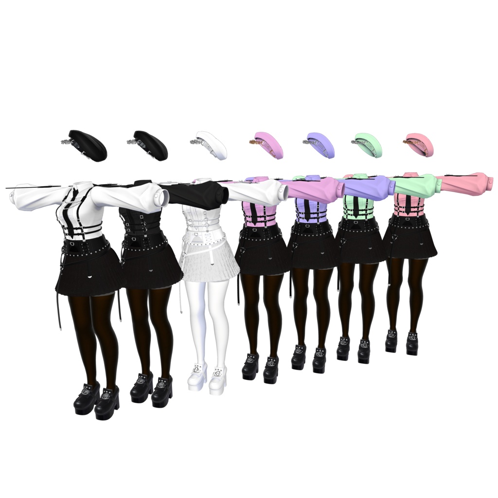 ✨10%OFF✨禁縛のリリィ-Amélu【12アバター対応衣装】