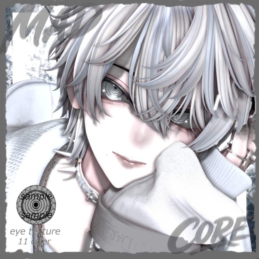 「Mens5アバター対応」𝐆𝐫𝐢𝐭𝐜𝐡 𝐞𝐲𝐞 11色
