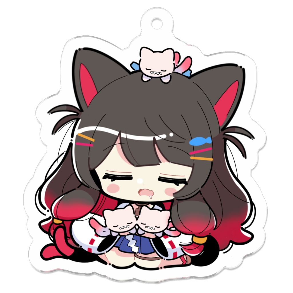 蘇芳またたびアクリルキーホルダー(すやすやver)