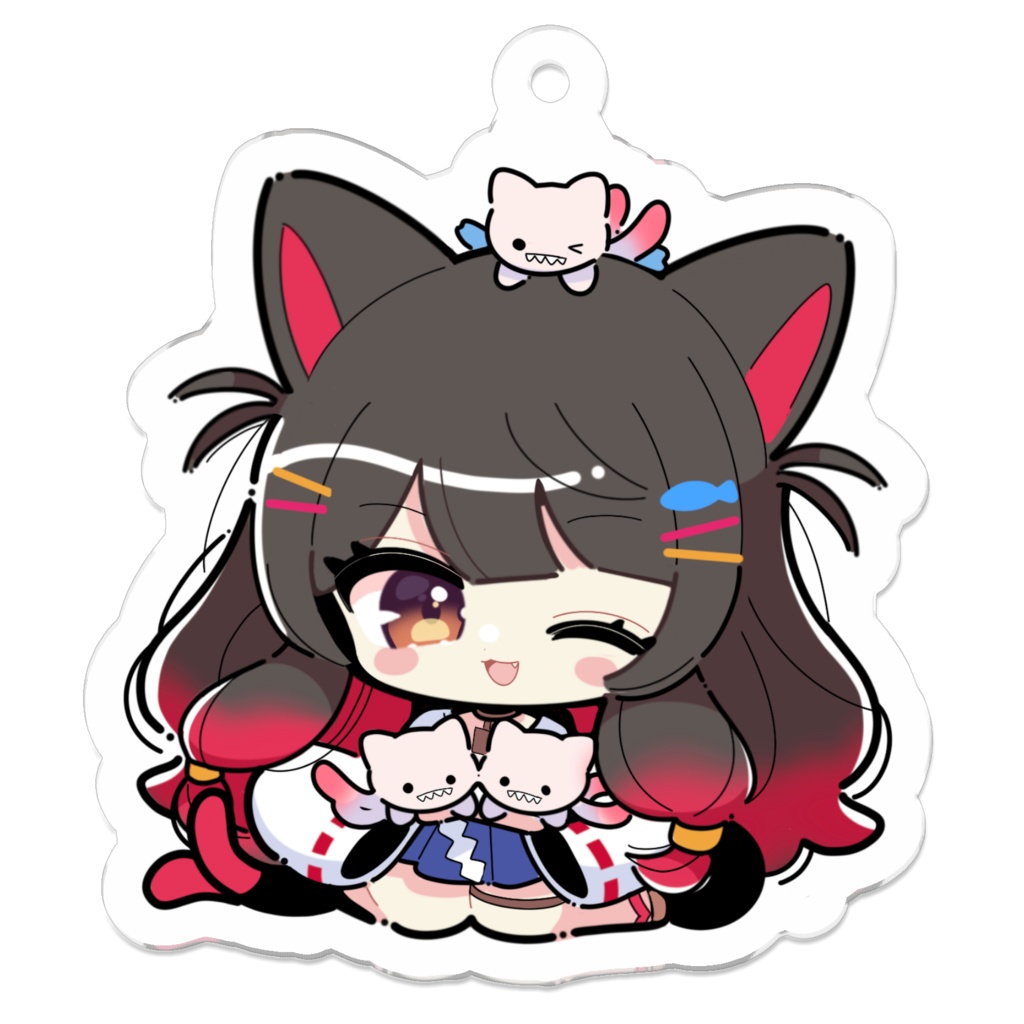 蘇芳またたびアクリルキーホルダー（ごきげんver）