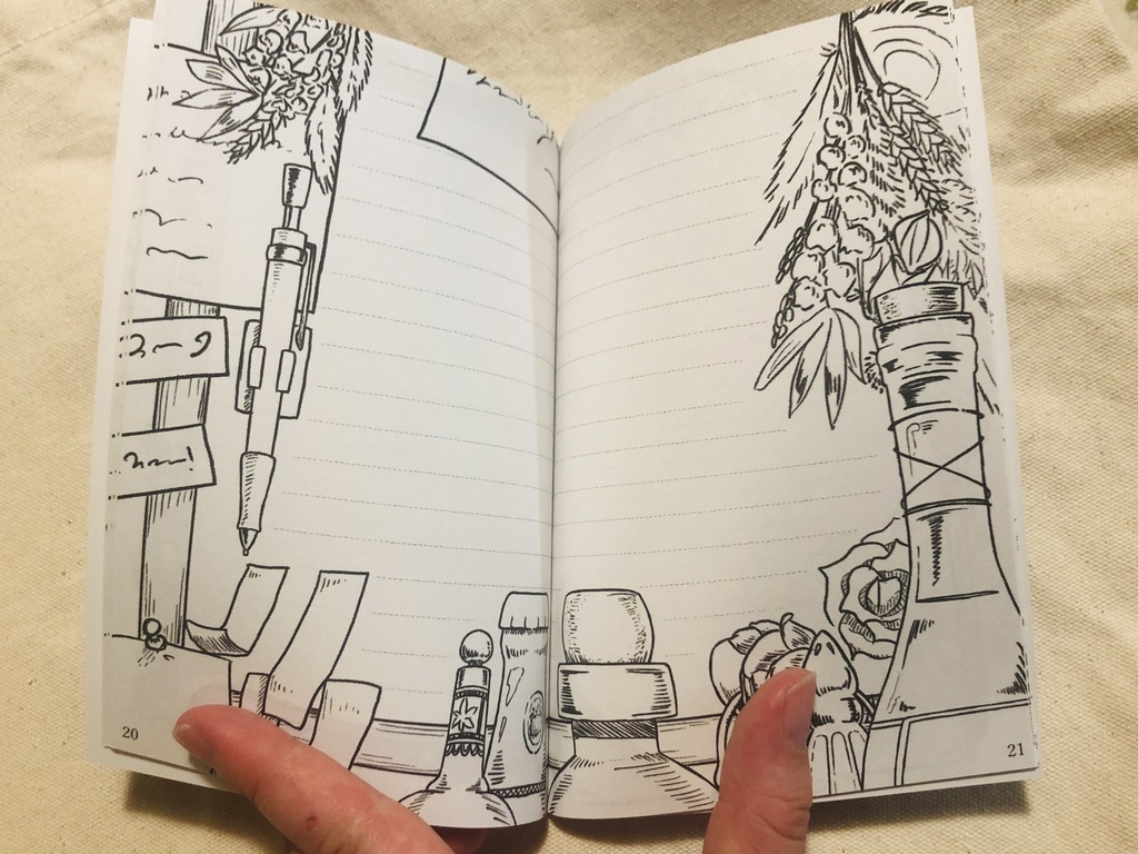 にゃんこと魔女鍋のお薬手帳