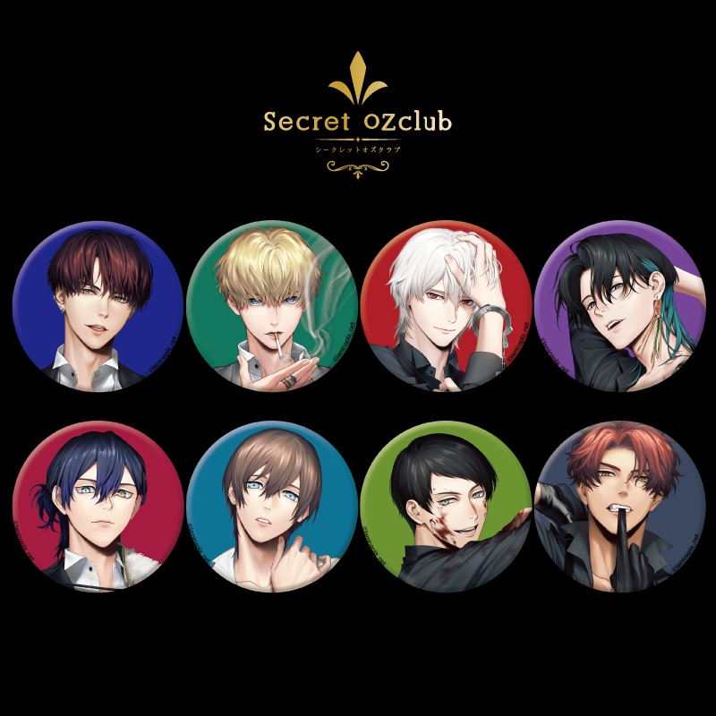 【数量限定販売】『Secret OZclub』グリッター缶バッジ