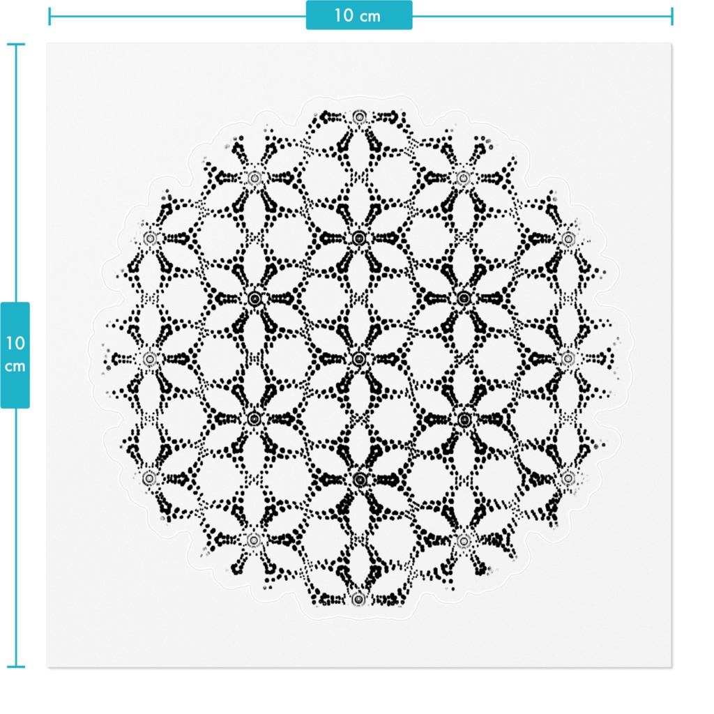 ひねみわつら電磁場調整ゼロ磁場ステッカー