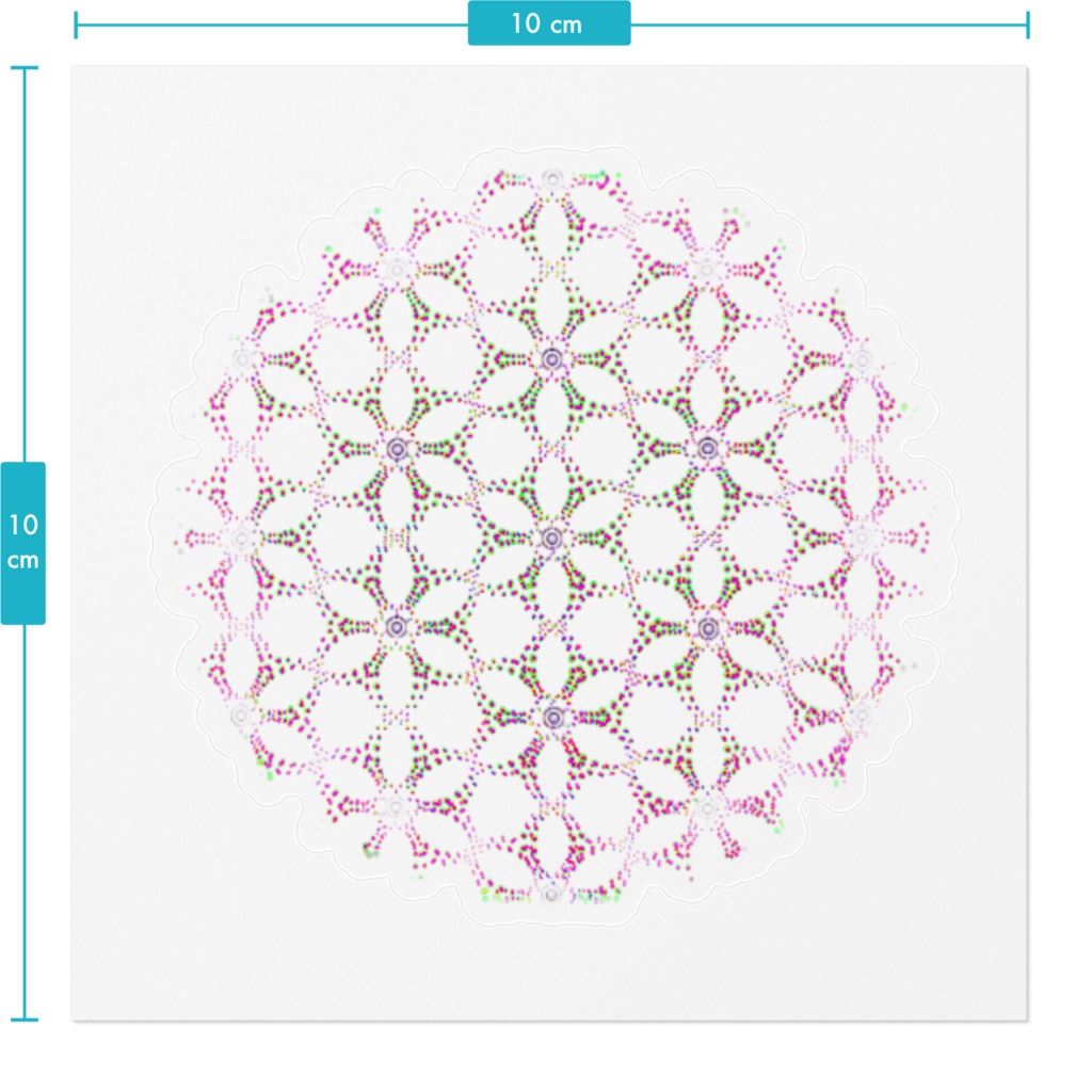 ひねみわつら電磁場調整ゼロ磁場ステッカー