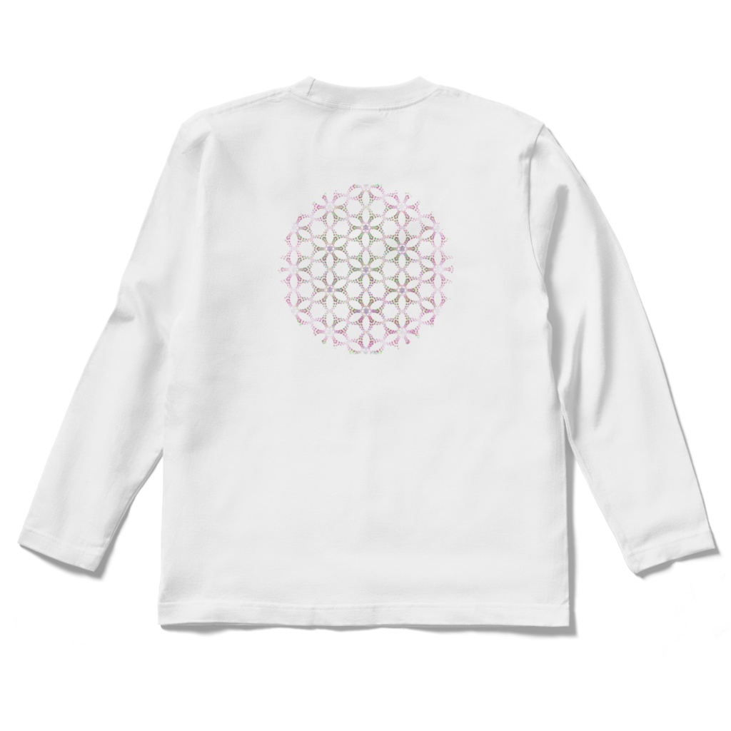 神聖幾何学フラワーオブライフ フラワー カラーホワイト