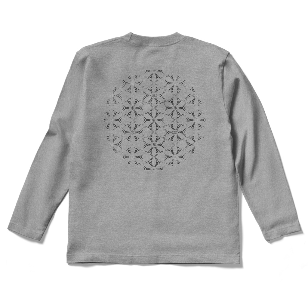 神聖幾何学フラワーオブライフ グレーカラー