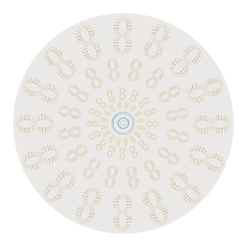 ひねみわつら電磁波調和シール インフィニティマンダラ