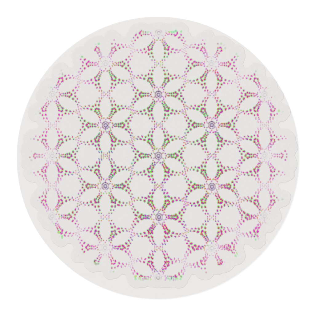 ひねみわつら電磁波調和シール フラワーオブライフ 花