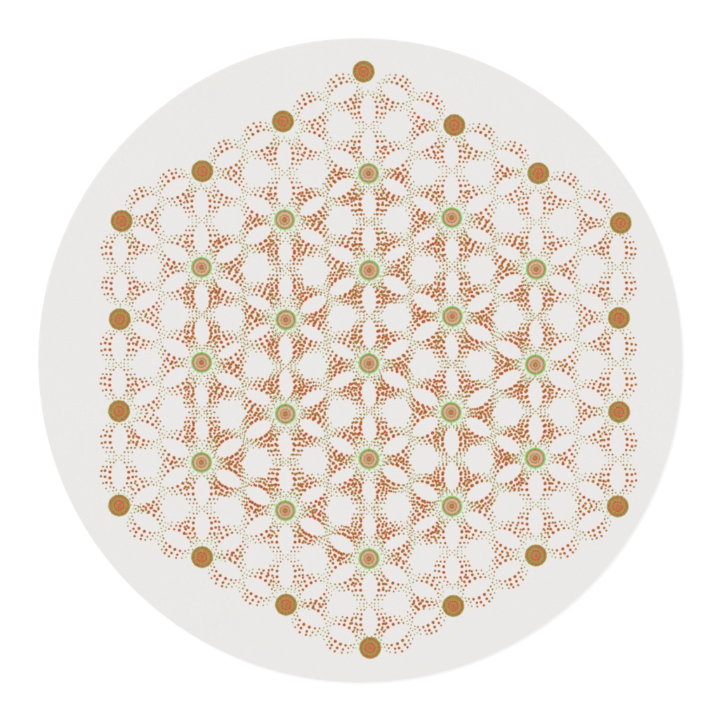 ひねみわつら電磁波調和シール フラワーオブライフ Core