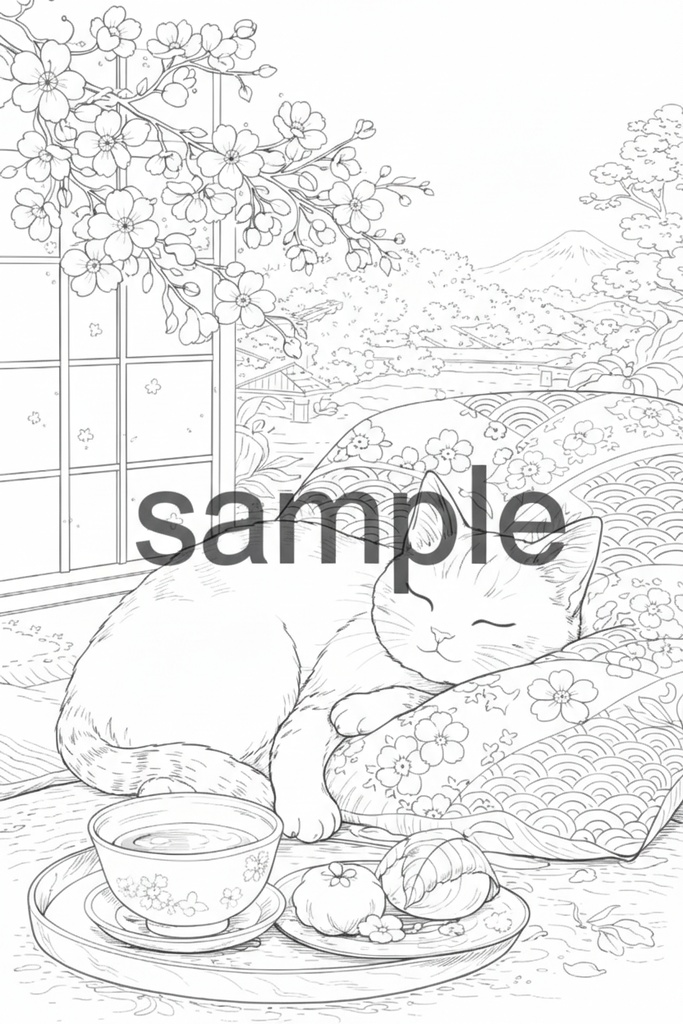 心ほどける 猫たちの癒し塗り絵