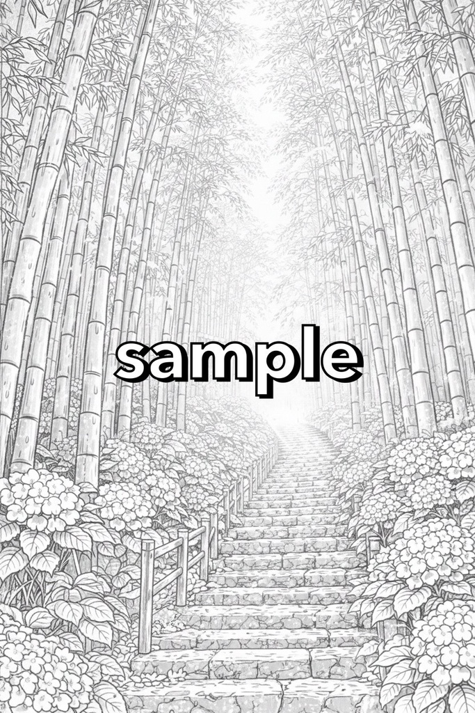 【やさしい大人の塗り絵】雨の日が好きになる塗り絵〜和傘から広がる四季の風景〜