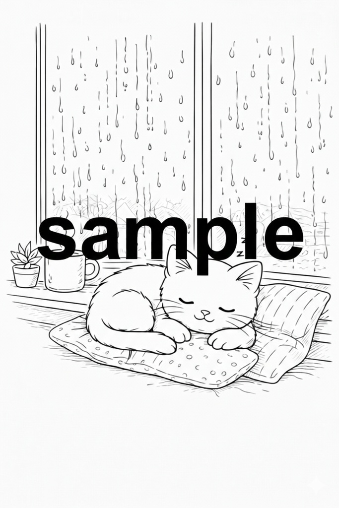 猫の癒し塗り絵〜安らぎと物語が広がる猫たち〜