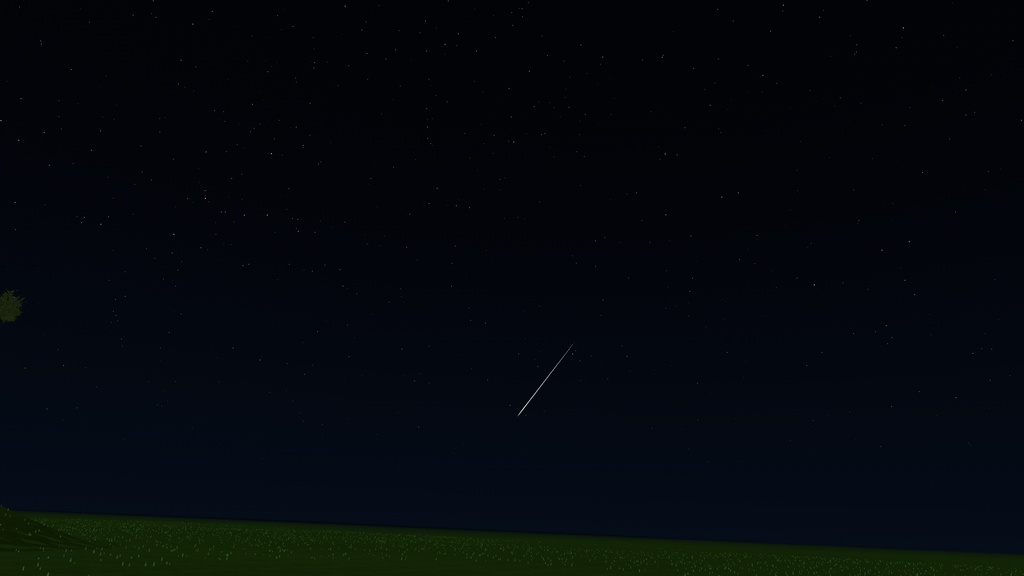 Stargazing Hill – 星空・月・流星群システム for VRChat