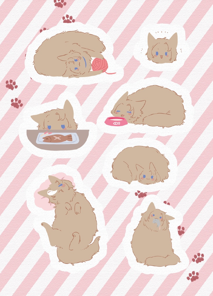 ﾛｼﾞｵﾝｷｬｯﾄのシール