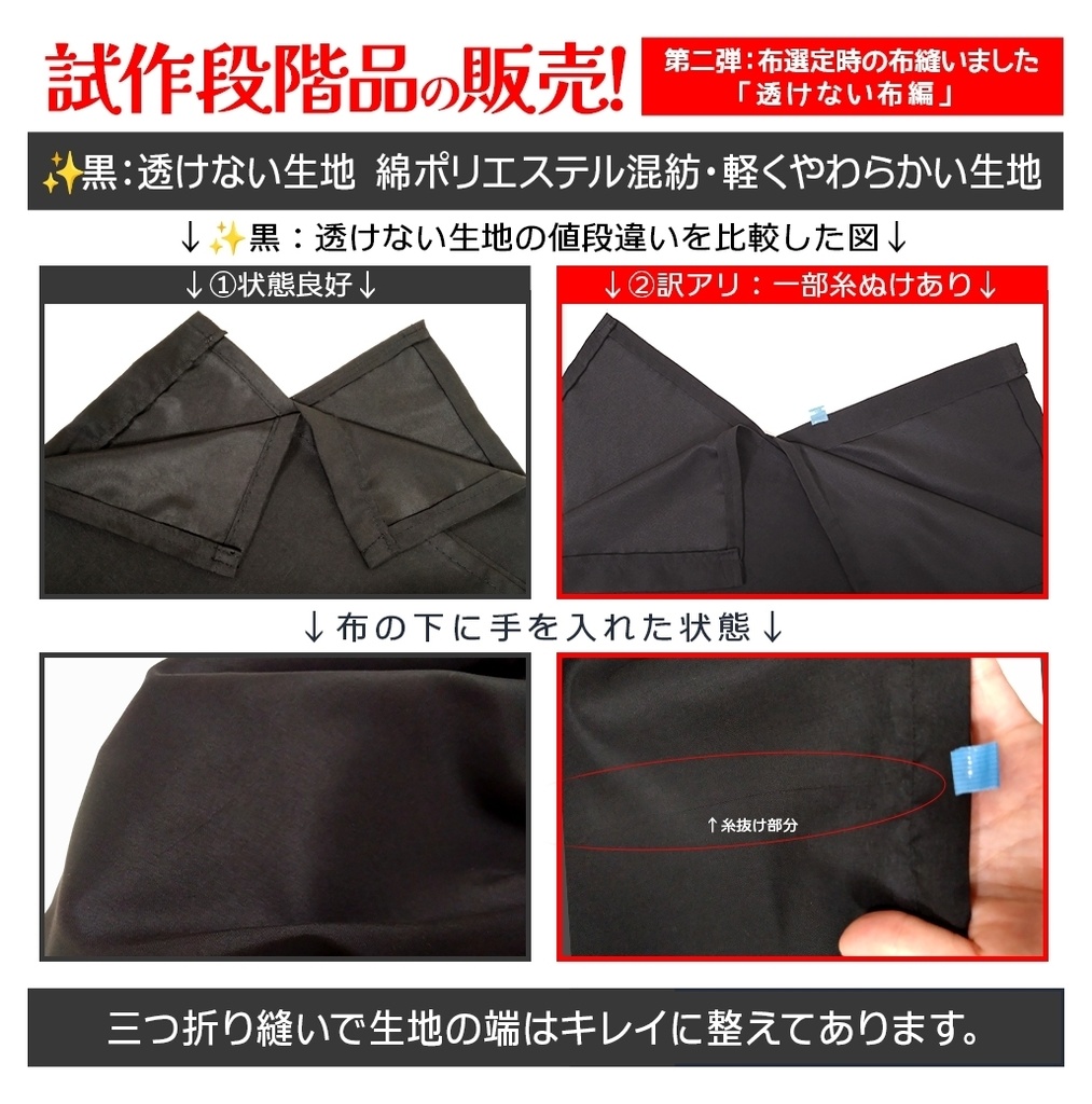 四隅をぬった布
