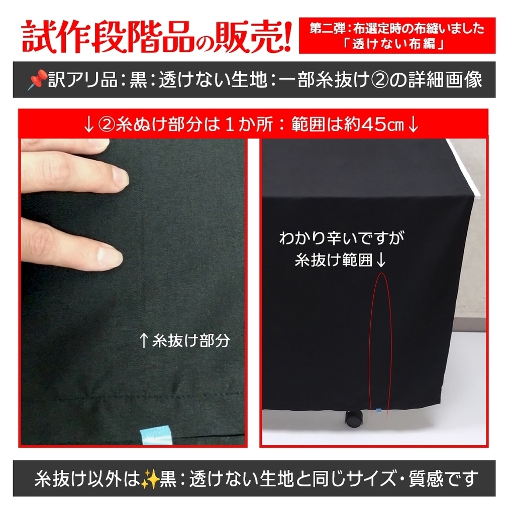四隅をぬった布