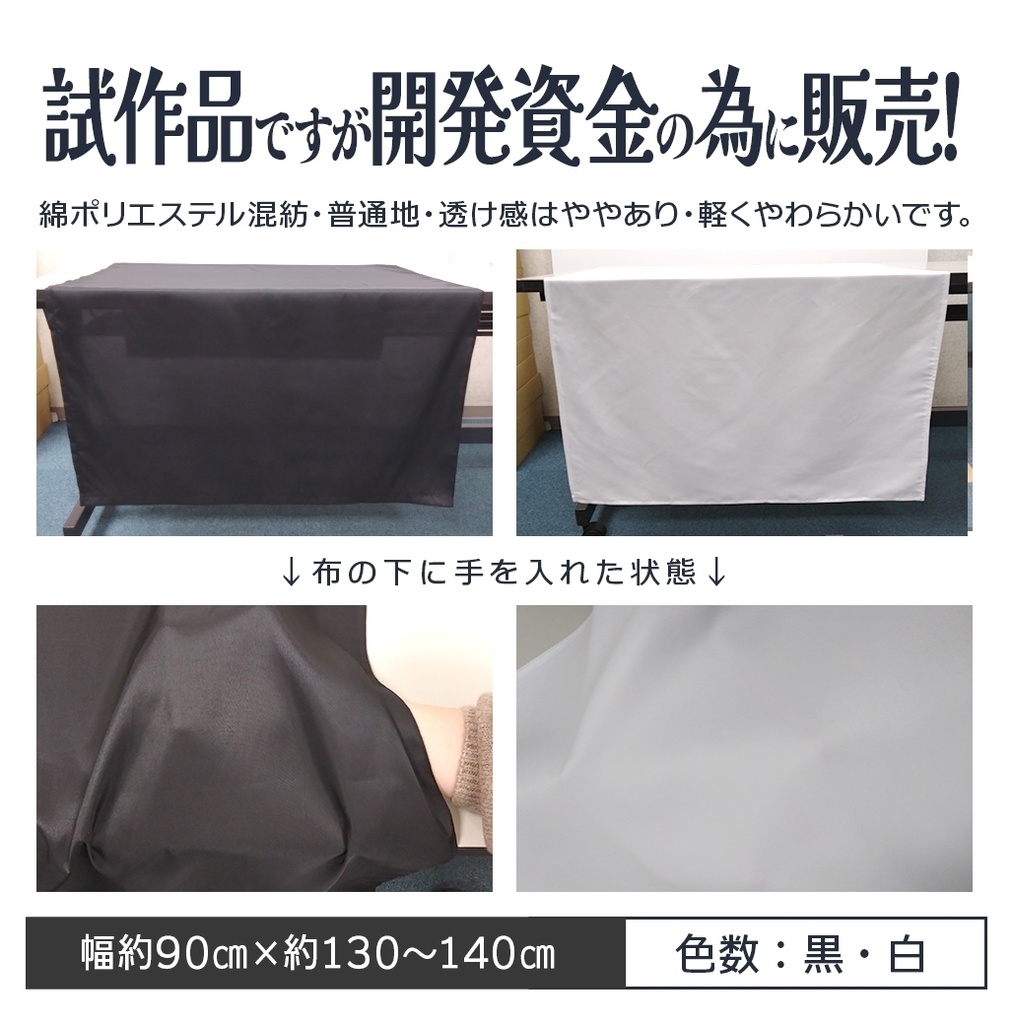 四隅をぬった布