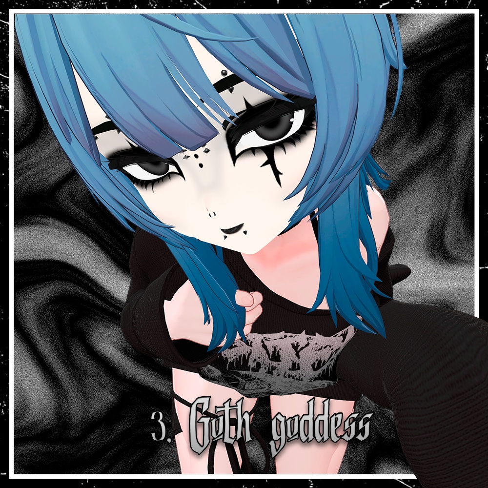 【ミルティナ(Milltina)】 Goth Phases Makeup & Eyes & Face Blendshape