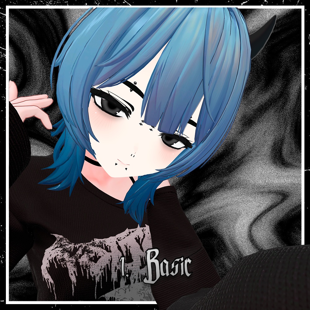 【ミルティナ(Milltina)】 Goth Phases Makeup & Eyes & Face Blendshape