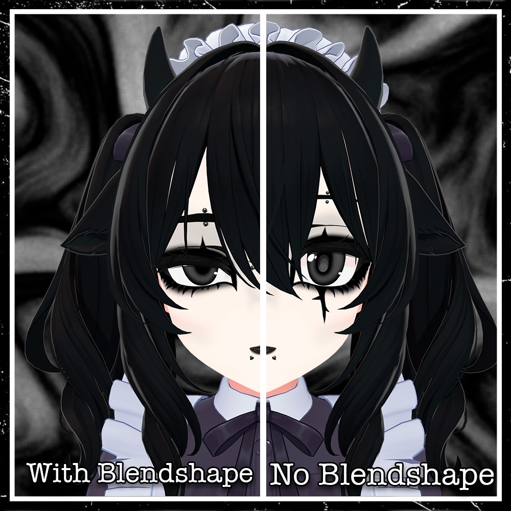 【ミルティナ(Milltina)】 Goth Phases Makeup & Eyes & Face Blendshape