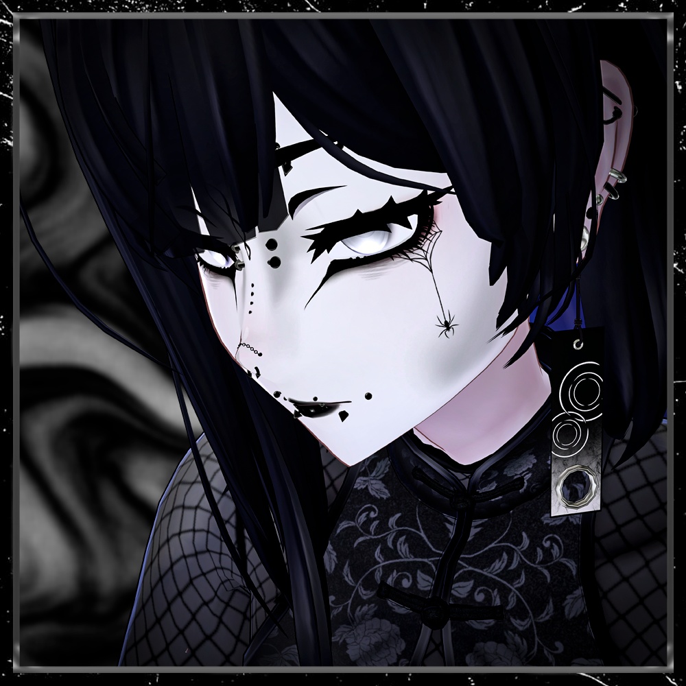 【ラシューシャ(Lasyusha)】 Black Widow Make-up & Face Blendshape 🕷