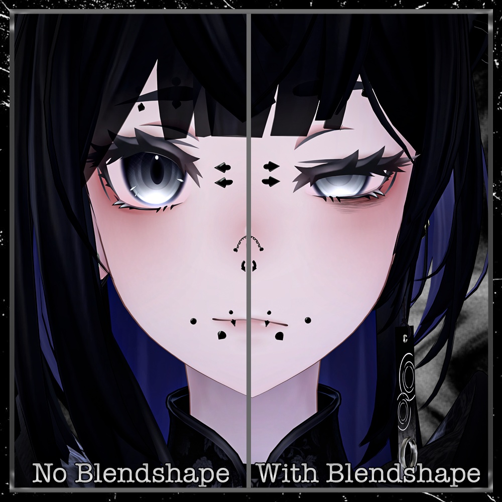 【ラシューシャ(Lasyusha)】 Black Widow Make-up & Face Blendshape 🕷