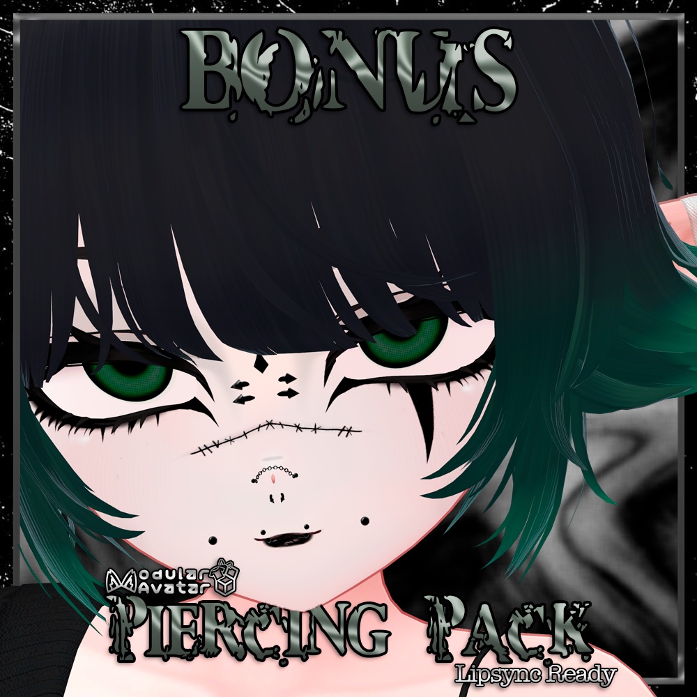 【愛莉(Airi)】 Grunge Make-up & Eyes & Face Blendshape 🗡