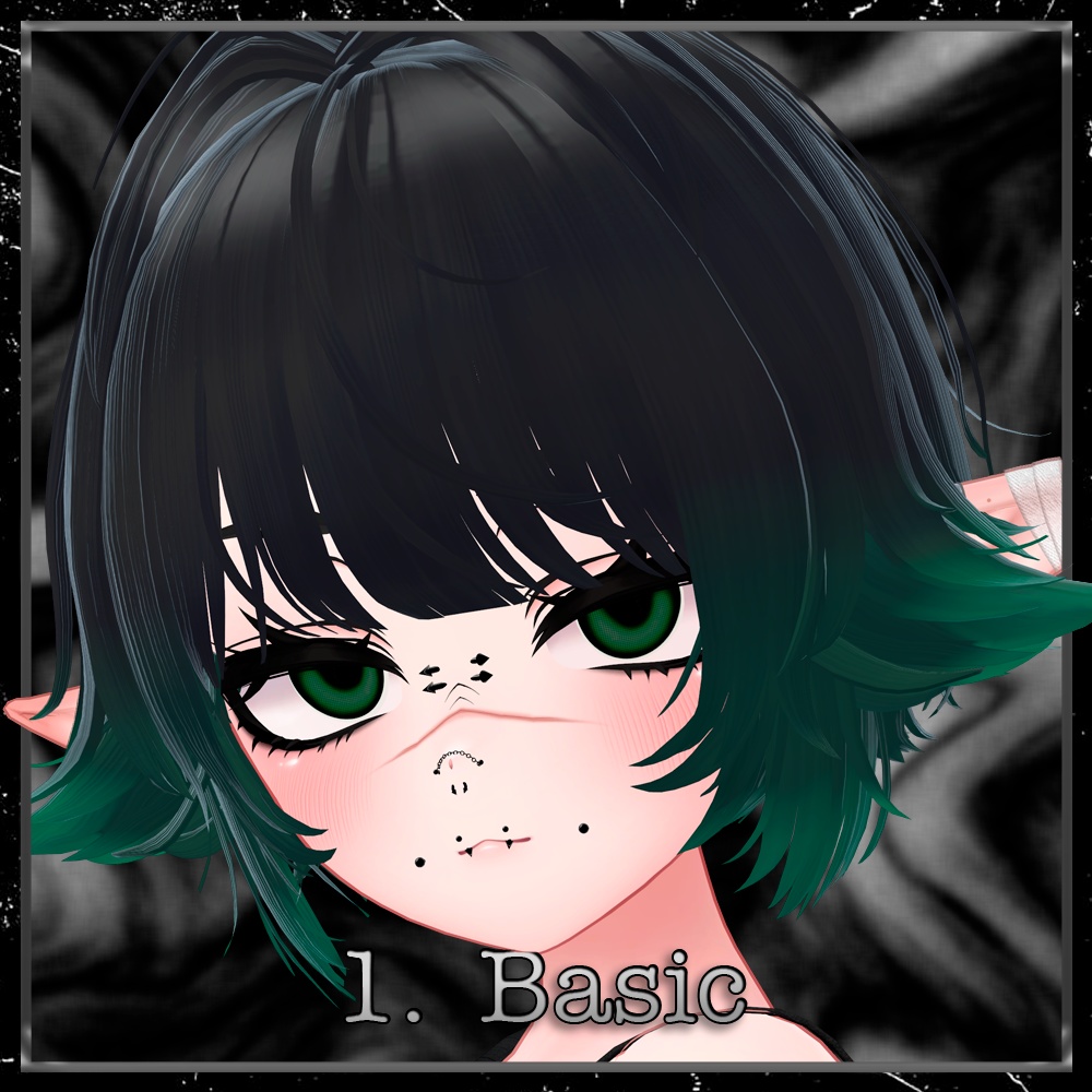 【愛莉(Airi)】 Grunge Make-up & Eyes & Face Blendshape 🗡