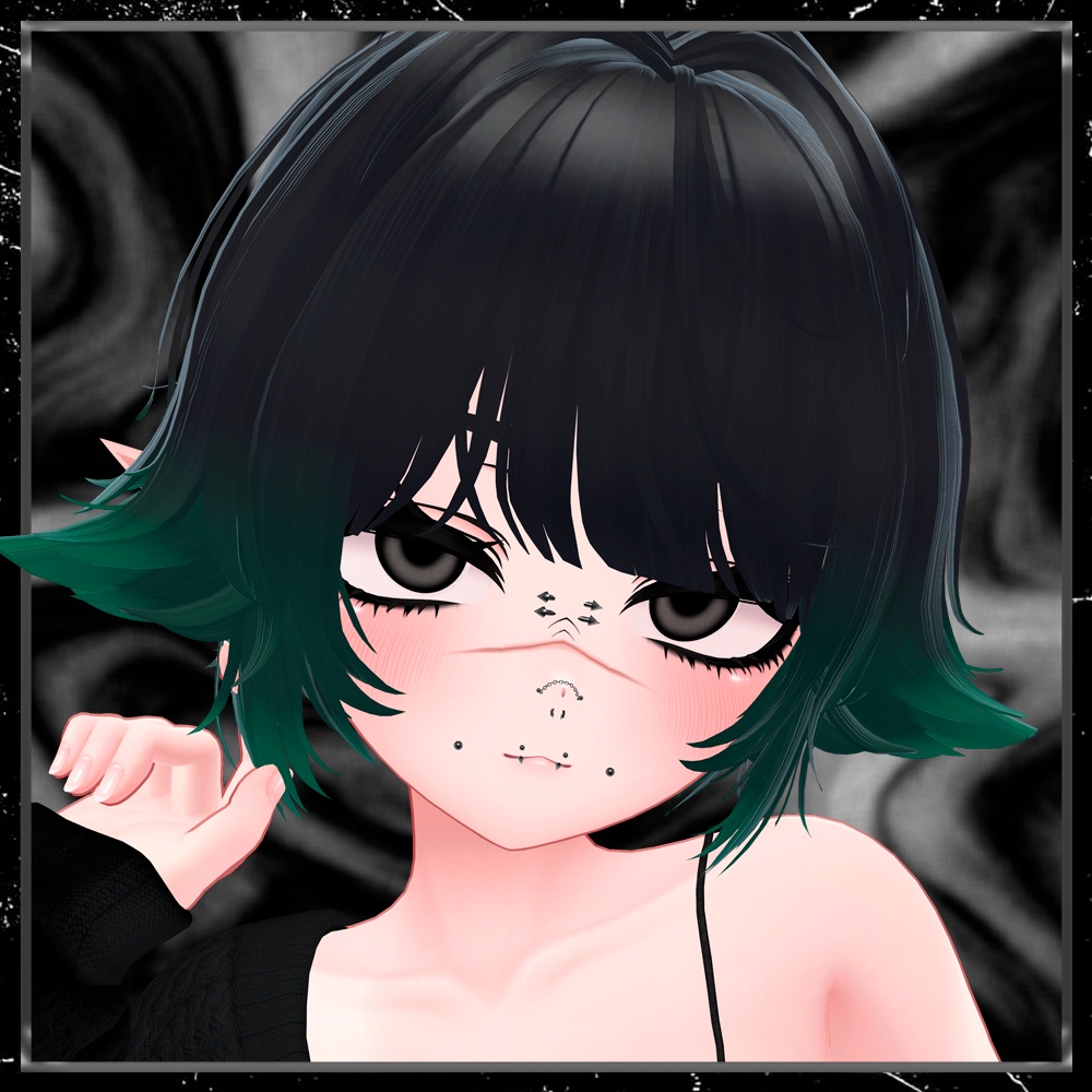 【愛莉(Airi)】 Grunge Make-up & Eyes & Face Blendshape 🗡