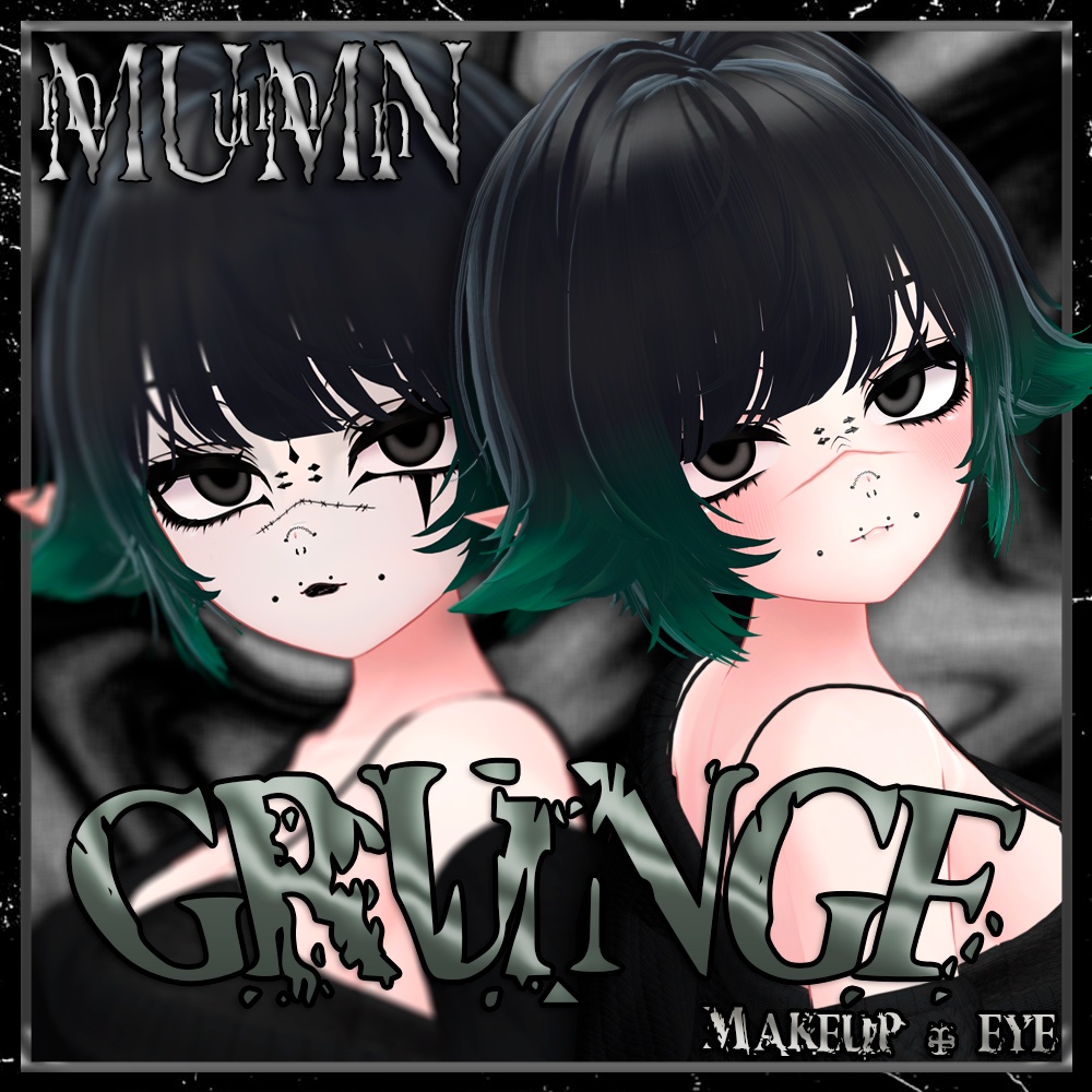 【愛莉(Airi)】 Grunge Make-up & Eyes & Face Blendshape 🗡