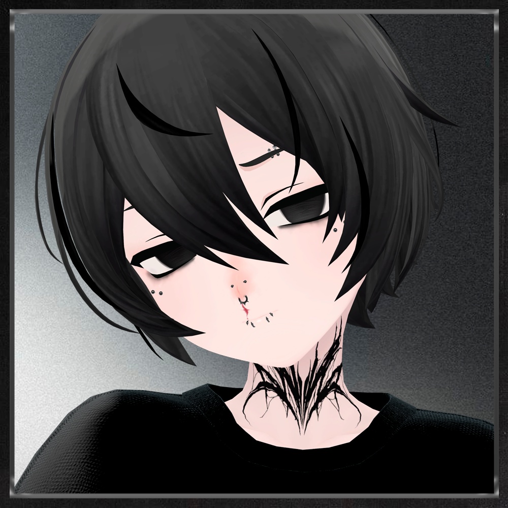 【21アバター対応】 Hologlitz Piercing Set 💿 【21 Avatars】