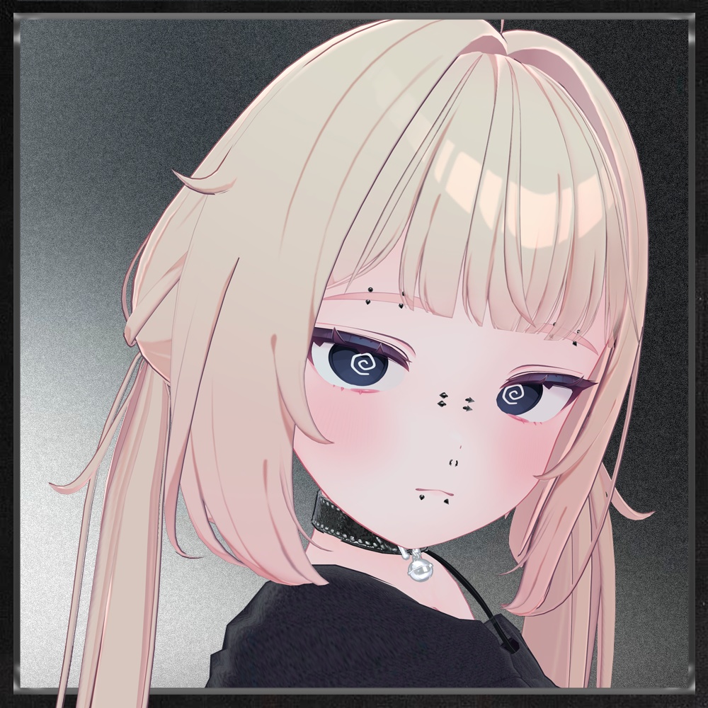 【18アバター対応】 Goth Piercing 2.0 ♰ 【18 Avatars】