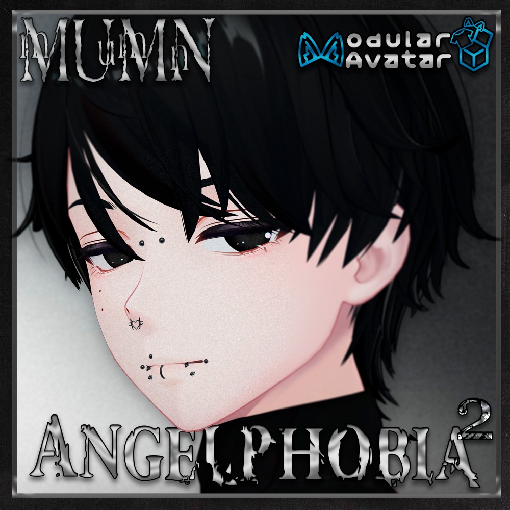 【21アバター対応】 Angelphobia Piercing 2.0 ⟢ 【21 Avatars】