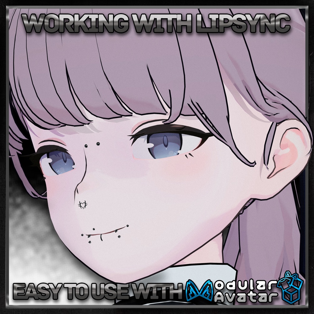 【21アバター対応】 Angelphobia Piercing 2.0 ⟢ 【21 Avatars】