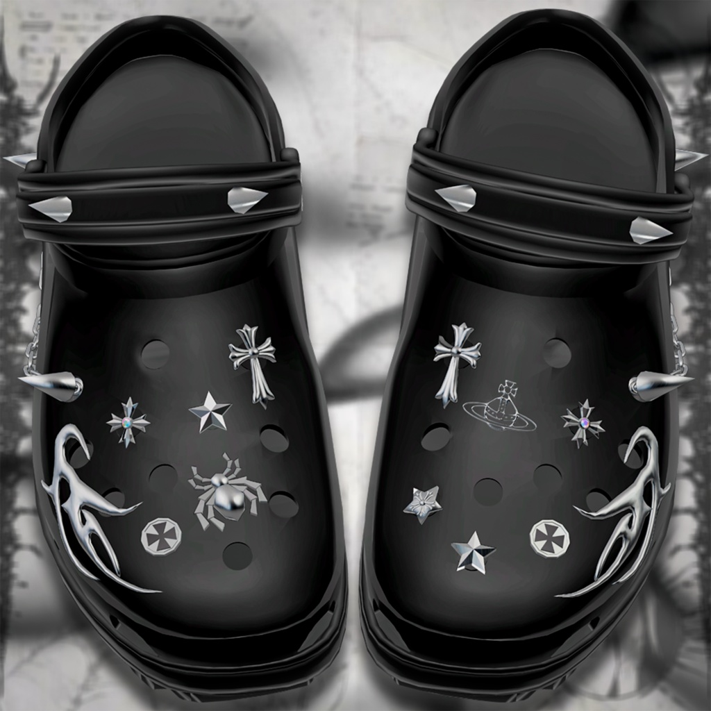 【21アバター対応】 Hexstep Clogs 🕷️ 【21 Avatars】