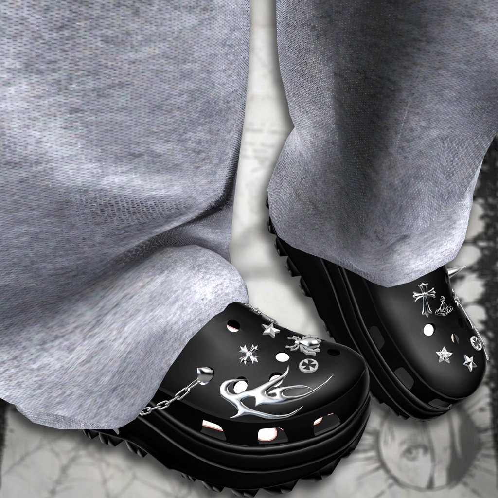 【19アバター対応】 Hexstep Clogs 2.0 🕷️ 【19 Avatars】