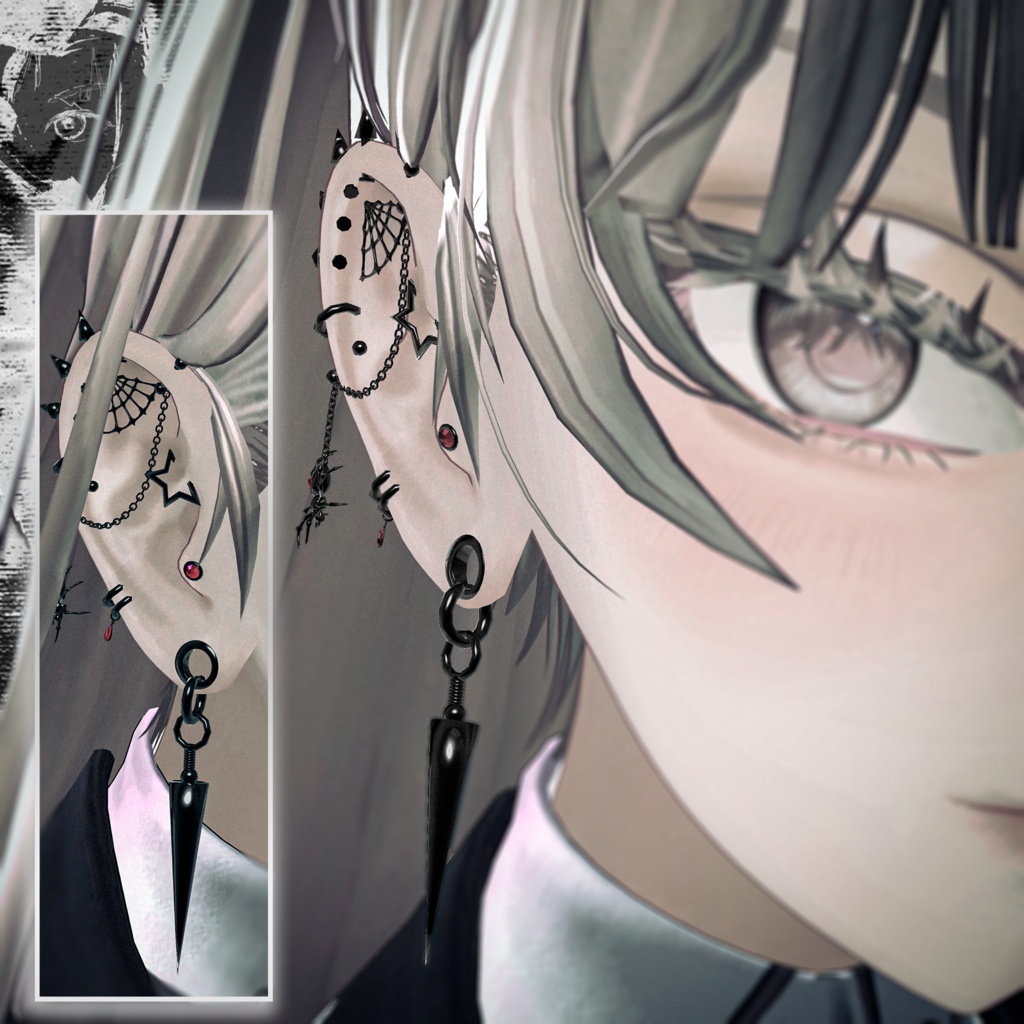 【7 アバター対応】 Widow’s Gauge 🕷️ 【7 Avatars】