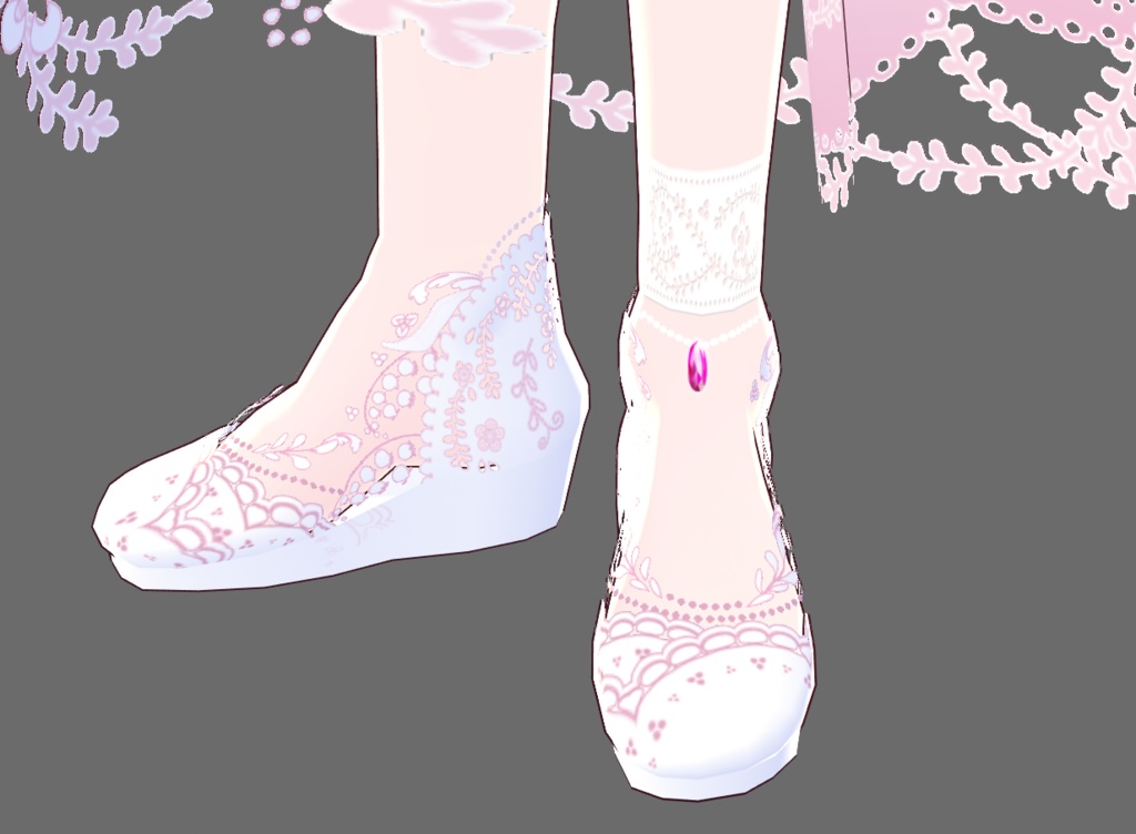 【Juwel04】花冠とピンクのグラデーションがキュート【テクスチャ流用可】