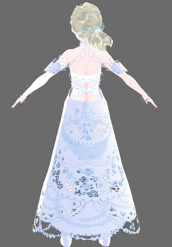 【Juwel03】一番可憐なカラーリング!白×ブルー【商用可】